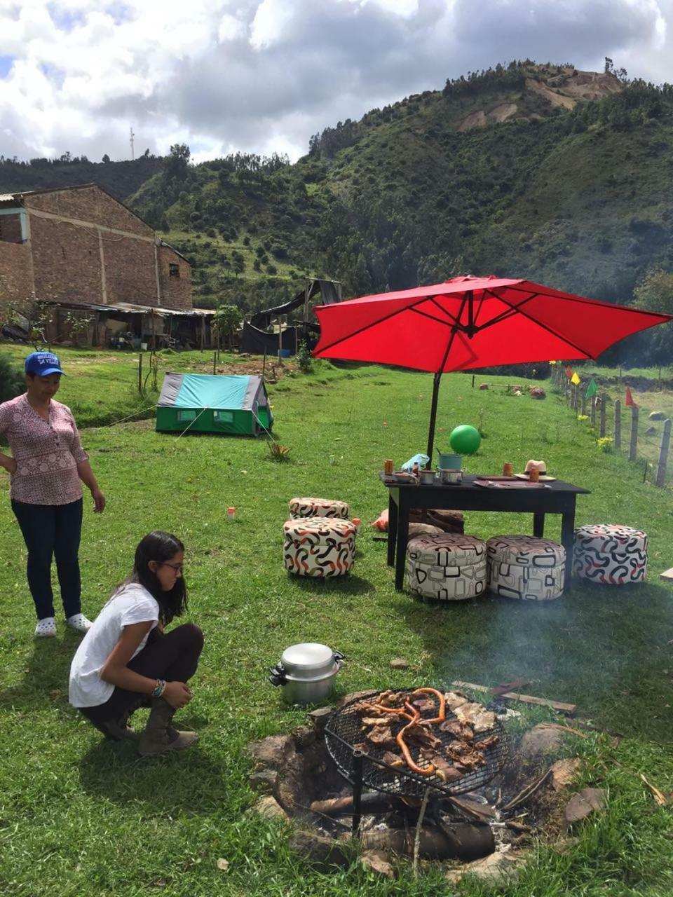Bahareque Casa Camping Villa Monguí Esterno foto